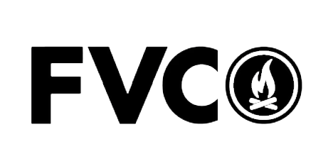 Flatline Van Co FVC roof racks and exterior components logo, featured as a premium partner of Vanpire Vans Customs